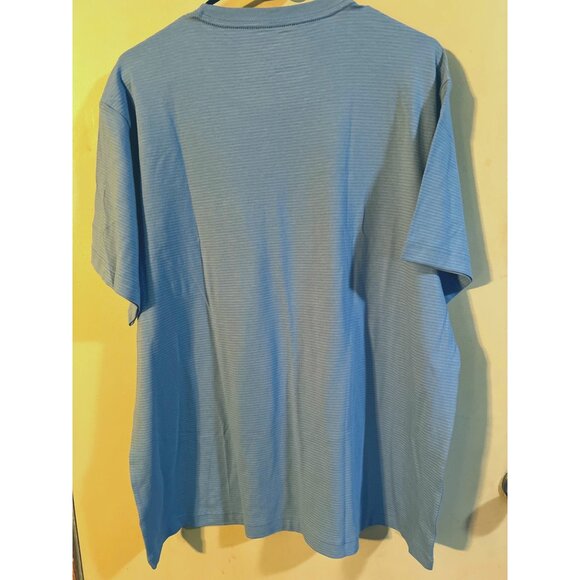 New George Mens Cornflower Blue XL(46-48) Shirt Short Sleeve Crew Neck NWT - Picture 2 of 3